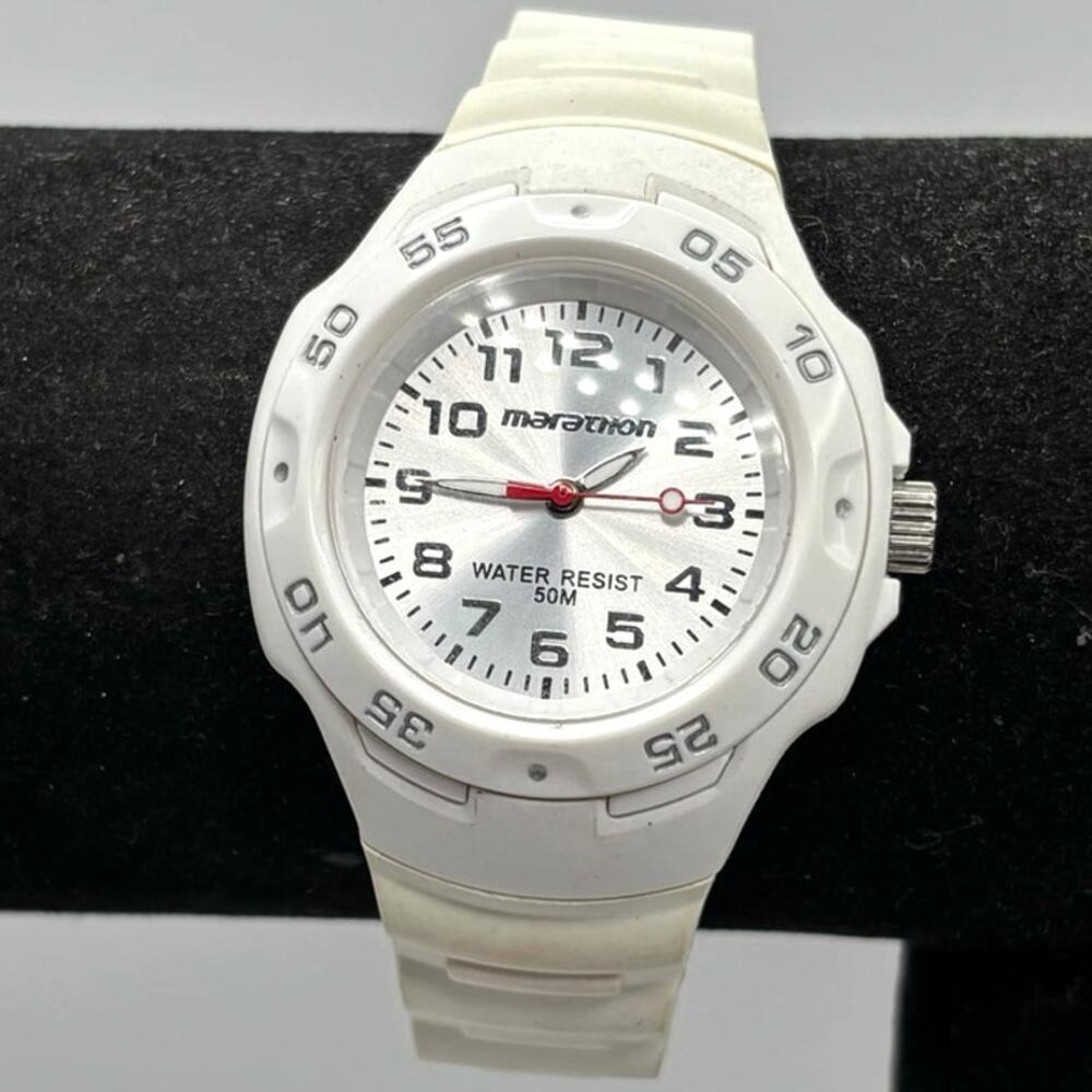 White Marathon Men's Watch